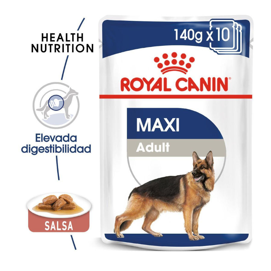 Royal Canin Maxi Adult Carne sobre en salsa para perros , , large image number null